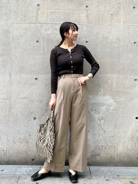 「春めきシューズ」｜AYANOさん（レディース・162cm）の春コーディネート