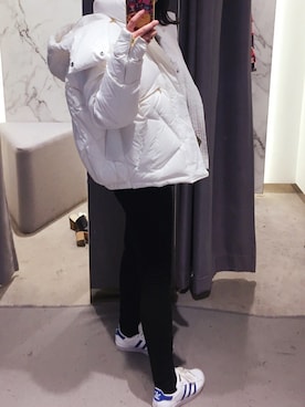 「DAZZLE（ダズル）のアイテム（ジャケット/アウター）」を使った、Hukunabetataさん（レディース・166cm）の冬コーディネート