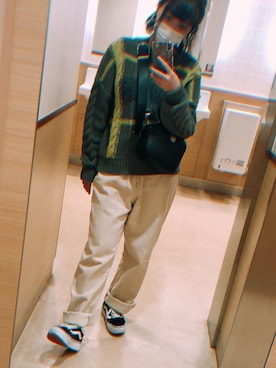 r i n a ॰*✩さん（レディース・154cm）の冬コーディネート