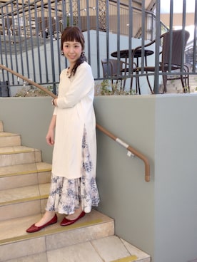 「スカーチョ」｜「アイテム（その他アウター）」を使った、un dix cors_OUTLETさん（レディース・165cm）の冬コーディネート