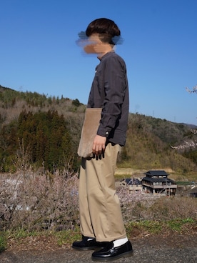 「URBAN RESEARCH Sonny Label（アーバンリサーチサニーレーベル）のアイテム（チノパンツ）」を使った、か ず さん（メンズ・170cm）の春コーディネート