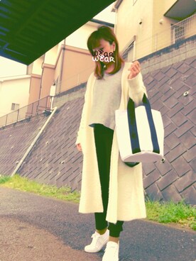 琥珀さん（レディース・154cm）の春コーディネート