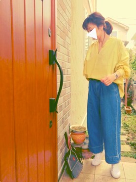 琥珀さん（レディース・154cm）の春コーディネート