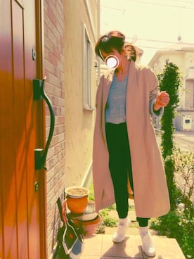 琥珀さん（レディース・154cm）の春コーディネート