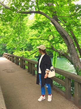 琥珀さん（レディース・154cm）の春コーディネート