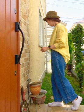 琥珀さん（レディース・154cm）の春コーディネート