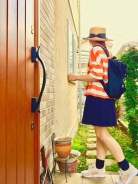 琥珀さん（レディース・154cm）の夏コーディネート