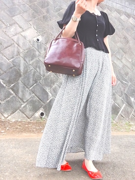 琥珀さん（レディース・154cm）の秋コーディネート