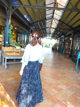 琥珀さん（レディース・154cm）の夏コーディネート