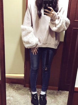 「oneway glamorous（ワンウェイグラマラス）のアイテム」を使った、ねぎさん（レディース・155cm）の秋コーディネート