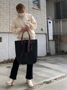 「LILY BROWN（リリーブラウン）のアイテム（アクセサリー）」を使った、ぽさん（レディース・155cm）の春コーディネート