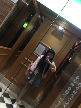 「stradivarius（ストラディバリウス）のアイテム（デニムジャケット）」を使った、evaさん（レディース・173cm）の秋コーディネート