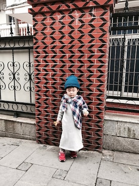 miyukisongさん（キッズ・90cm）の冬コーディネート