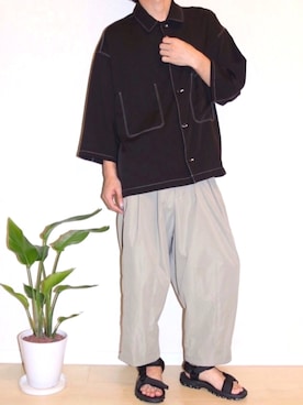 HIDEさん（メンズ・168cm）の夏コーディネート