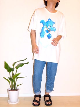 「MILKBOY」｜「アイテム（その他）」を使った、HIDEさん（メンズ・168cm）の夏コーディネート