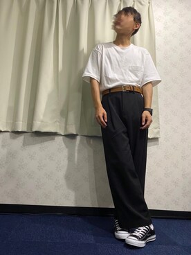 「ラブアンドピース2020」｜「アイテム（アナログ腕時計）」を使った、HIDEさん（メンズ・168cm）の秋コーディネート