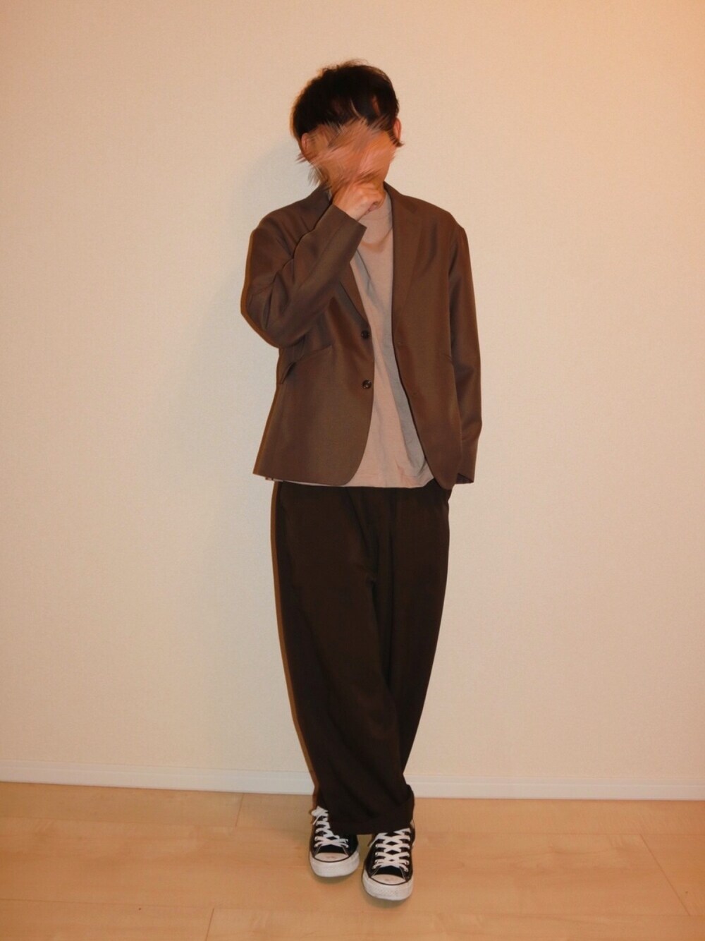 「wearhalloween2020、秋コーデ、ビッグシルエット、セットアップ、セットアップスタイル、WYM LIDNM、WYM、remer、ワントーンコーデ、秋色コーデ」｜「🗣TwitterのTwitter→@hidewear93（その他、その他）」を使った、HIDEさん（メンズ・168cm）の秋コーディネートの1枚目の写真