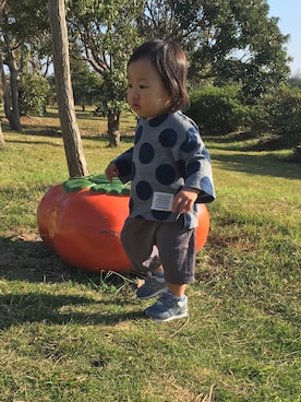jojomamaさん（キッズ・80cm）の秋コーディネート