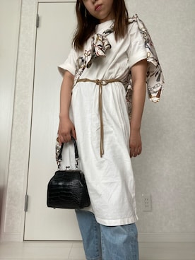 「アイテム（ワンピース/ドレス）」を使った、りなさん（レディース・157cm・10代）の夏コーディネート