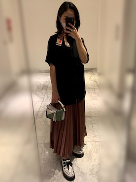 「ebure（エブール）のアイテム」を使った、Nano°さん（レディース・157cm）の夏コーディネート