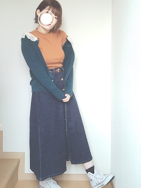 「CLEF DE SOL（CLEF DE SOL）のアイテム」を使った、mikuさん（レディース・160cm）の夏コーディネート