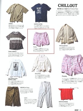 「Franks（フランクス）のアイテム」を使った、Rooptokyoさん（メンズ・173cm）の夏コーディネート