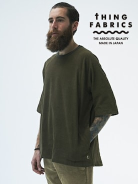 「THING FABRICS（シングファブリックス）のアイテム」を使った、Rooptokyoさん（メンズ・173cm）の夏コーディネート