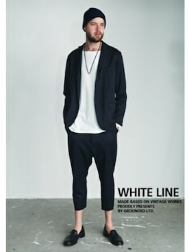 「WHITE LINE（ホワイトライン）のアイテム（ジャケット/アウター）」を使った、Rooptokyoさん（メンズ・173cm）の秋コーディネート