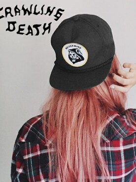 「Crawling Death（クローリングデス）のアイテム」を使った、Rooptokyoさん（メンズ・173cm）の秋コーディネート