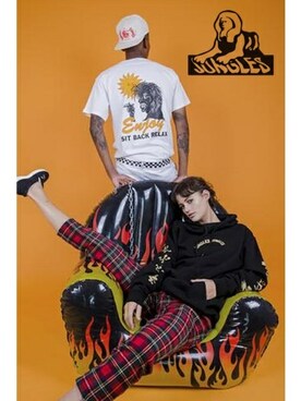 「JUNGLES（ジャングルス）のアイテム」を使った、Rooptokyoさん（メンズ・173cm）の秋コーディネート