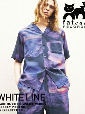 「WHITE LINE（ホワイトライン）のアイテム（トップス）」を使った、Rooptokyoさん（メンズ・185cm）の春コーディネート
