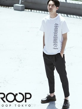 「Keith Haring（キース・ヘリング）のアイテム」を使った、Rooptokyoさん（メンズ・185cm）の春コーディネート