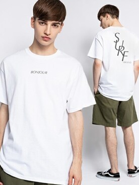 「SURF/BRAND（サーフブランド）のアイテム」を使った、Rooptokyoさん（メンズ・178cm）の夏コーディネート