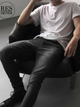 「RES DENIM（レスデニム）のアイテム」を使った、Rooptokyoさん（メンズ・179cm）の夏コーディネート