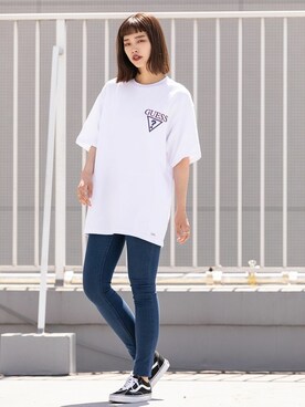 「RES DENIM（レスデニム）のアイテム」を使った、Rooptokyoさん（レディース・166cm）の春コーディネート