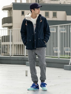 「made in standard （メイドインスタンダード）のアイテム」を使った、Rooptokyoさん（メンズ・185cm）の秋コーディネート