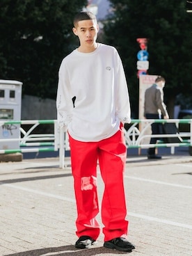 「ROOPTOKYO（ループトウキョウ）のアイテム」を使った、Rooptokyoさん（メンズ・173cm）の冬コーディネート