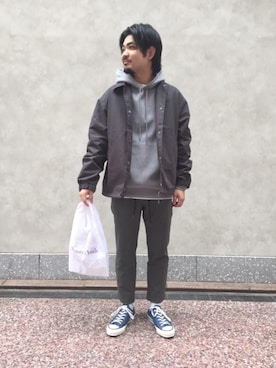 yoneさん（メンズ・167cm）の冬コーディネート