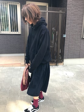 「Ben Sherman（ベンシャーマン）のアイテム」を使った、momongさん（レディース・158cm）の冬コーディネート