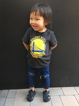 「Nikebaby」｜Kuboriさん（キッズ・61cm）の夏コーディネート