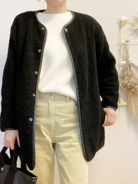 「SHIPS（シップス）のアイテム（その他アウター）」を使った、ykringoさん（レディース・161cm）の春コーディネート