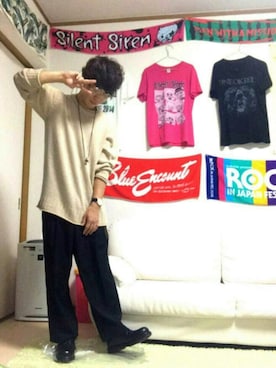 UVERちゃんさん（メンズ・165cm）の秋コーディネート