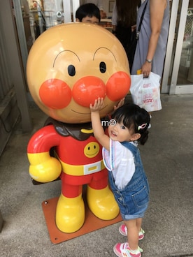 「アイテム（サロペット/オーバーオール）」を使った、mikkoさん（キッズ・80cm）の夏コーディネート