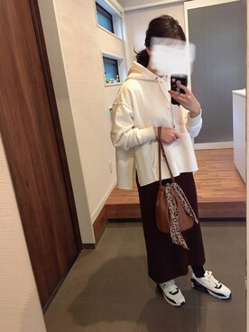 「レオパードコーデ」｜mikkoさん（レディース・152cm）の冬コーディネート
