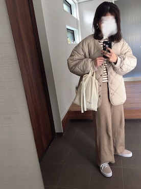 「アイテム（ブルゾン）」を使った、mikkoさん（レディース・152cm・30代）の冬コーディネート