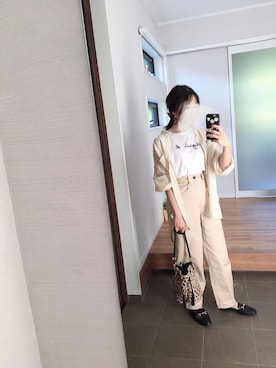 「コクーンシルエットジーンズ」｜mikkoさん（レディース・152cm）の秋コーディネート