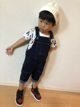 u(7) & k(4)さん（キッズ・90cm）の秋コーディネート