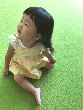 「babygap」｜「アイテム（その他トップス）」を使った、ripoさん（キッズ・90cm）の夏コーディネート