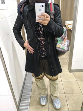 「GIVENCHY（ジバンシイ）のアイテム（スウェット）」を使った、たろうさん（メンズ・167cm）の冬コーディネート