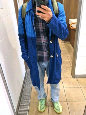 「markaware（マーカウェア）のアイテム（カバーオール）」を使った、たろうさん（メンズ・167cm）の秋コーディネート